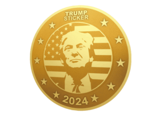 TRUMP PATRIOT STICKER